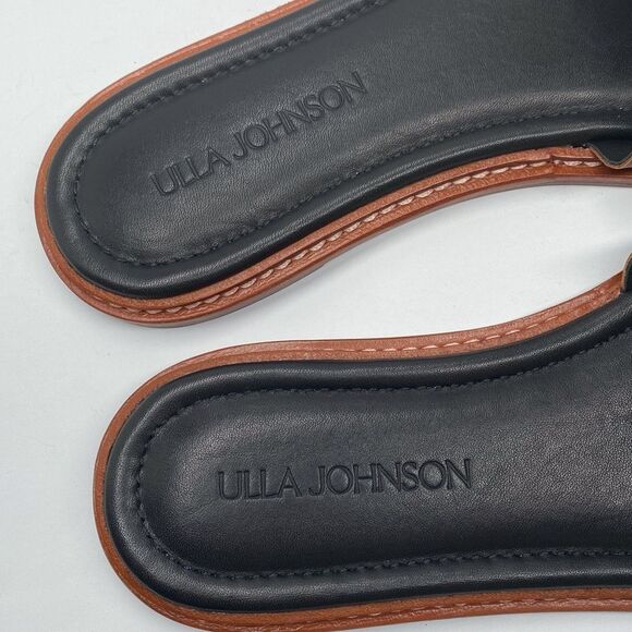 Ulla Johnson Ameya Twisted Contrast Slide Sandals size 39 - Picture 7 of 12